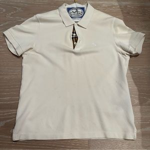 burberry white polo t shirt